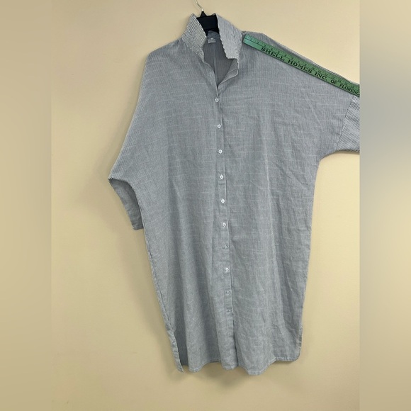 Tango Paradise Oversized Linen Beach Dress - Picture 3 of 7